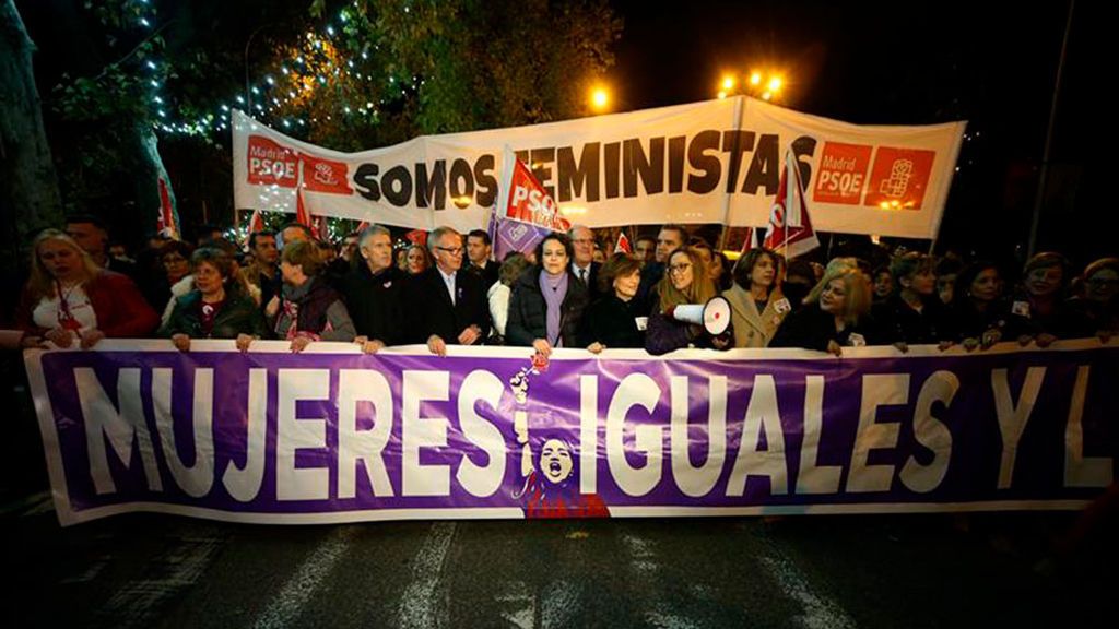 Manifestación en Madrid contra la violencia machista Manifestación en Madrid contra la violencia machista