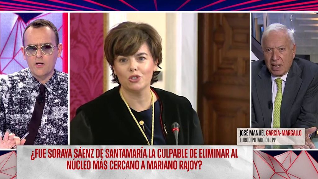 García Margallo señala a Soraya Sáez de Santamaría: "Advertimos que había un grupo encabezado por ella con una maniobra para suceder a Mariano Rajoy"