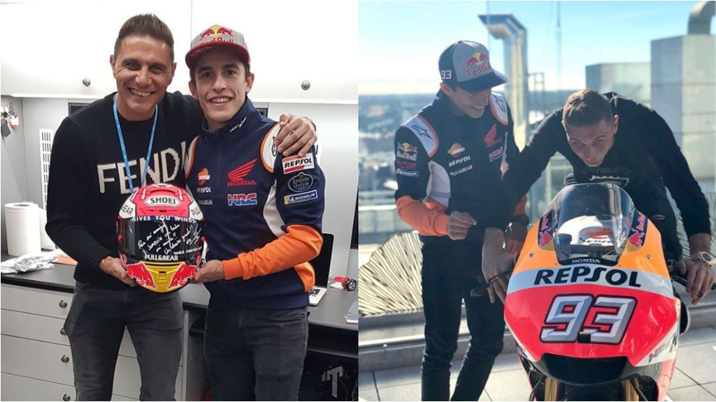 Joaquín vuelve 'asustao' de ver pilotar a Marc Márquez en el circuito de Jerez