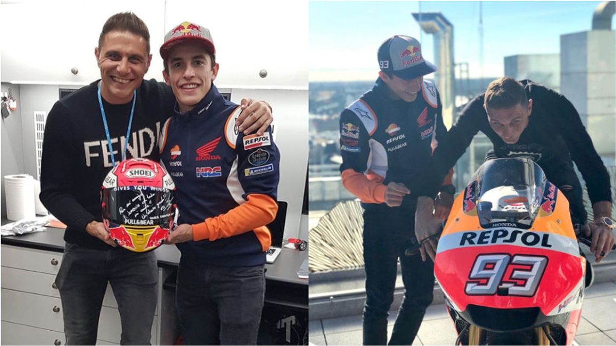 Joaquín vuelve 'asustao' de ver pilotar a Marc Márquez en el circuito de Jerez Joaquín vuelve 'asustao' de ver pilotar a Marc Márquez en el circuito de Jerez