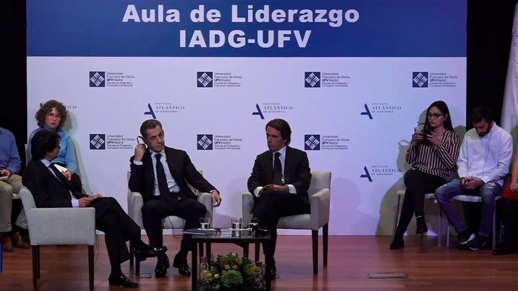 En directo: Aznar y Sarkozy hablan del futuro de Europa en la Universidad Francisco de Vitoria En directo: Aznar y Sarkozy hablan del futuro de Europa en la Universidad Francisco de Vitoria