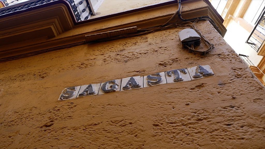 La calle Sagasta en Cádiz