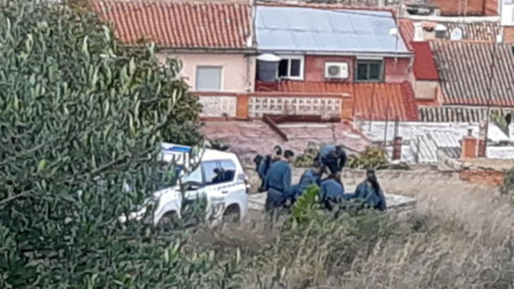 Guardia Civil rastreando la zona