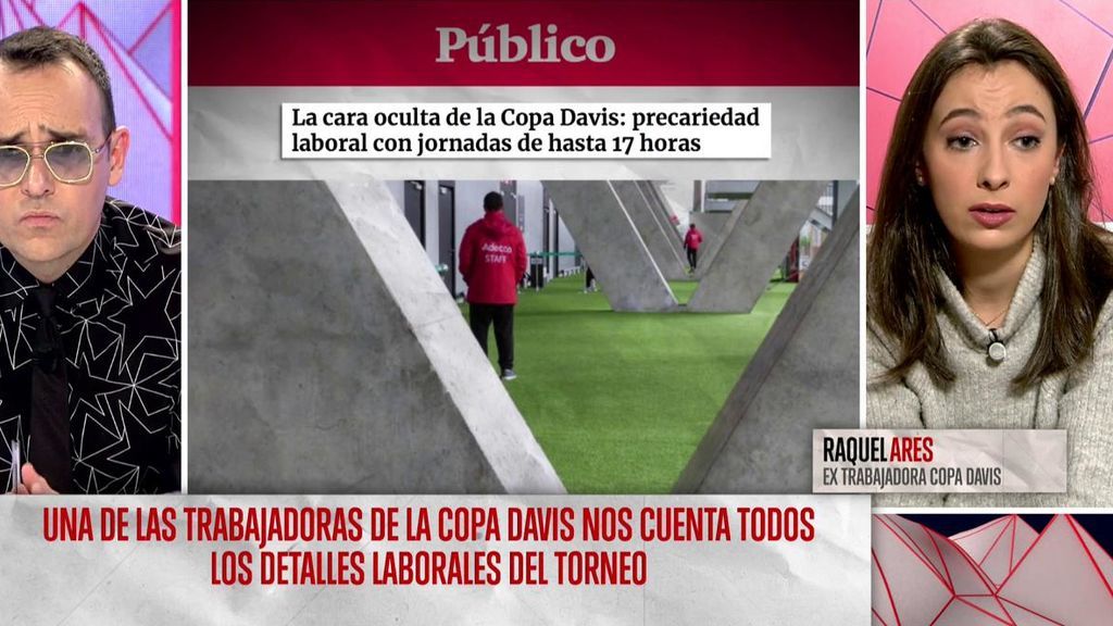 7 euros por hora, pasando frío y sin comer: las precarias condiciones laborales de los trabajadores de la Copa Davis