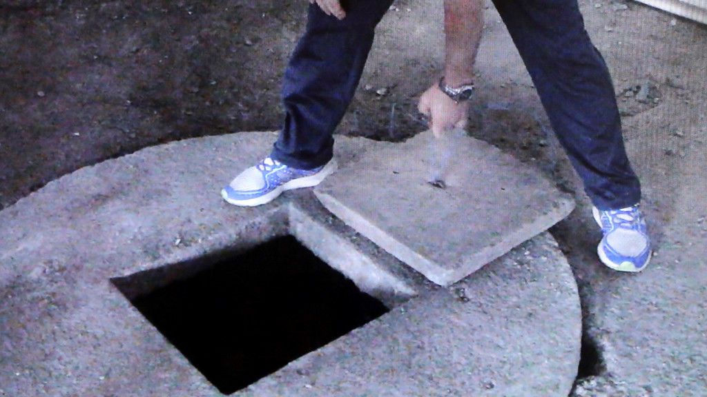 Imagen del pozo en el que estuvo sumergido el cuerpo de la joven durante casi 500 días