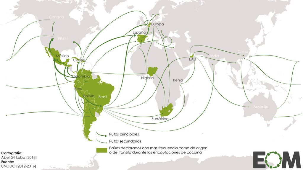 Mundo-Economía-Geopolítica-Criminalidad-Salud-Droga-Rutas-de-la-cocaína-en-el-mundo