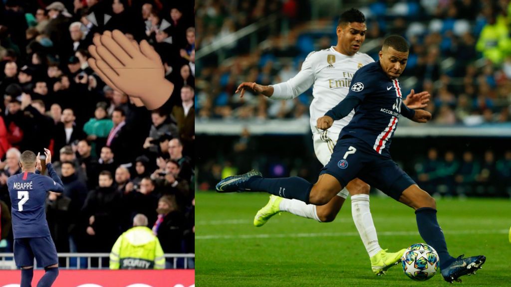 Mbappé agradece el cariño madridista tras su primer gol en el Bernabéu Mbappé agradece el cariño madridista tras su primer gol en el Bernabéu