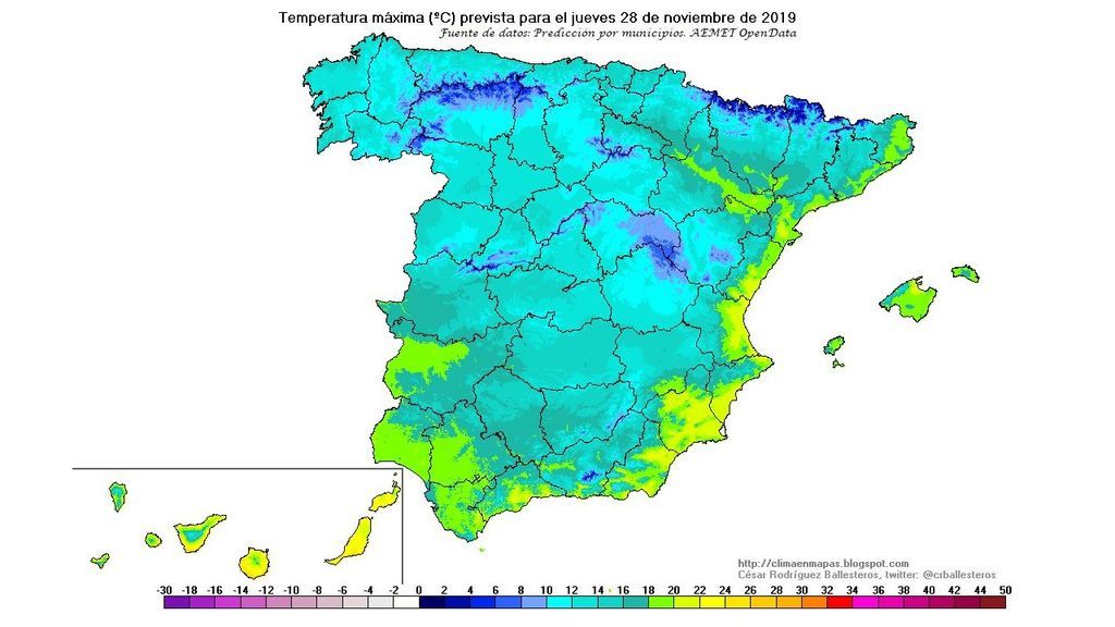 tempera max jueves