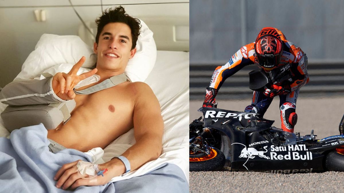 Marc Márquez se opera satisfactoriamente el hombro: "Ya estoy más o menos despierto"