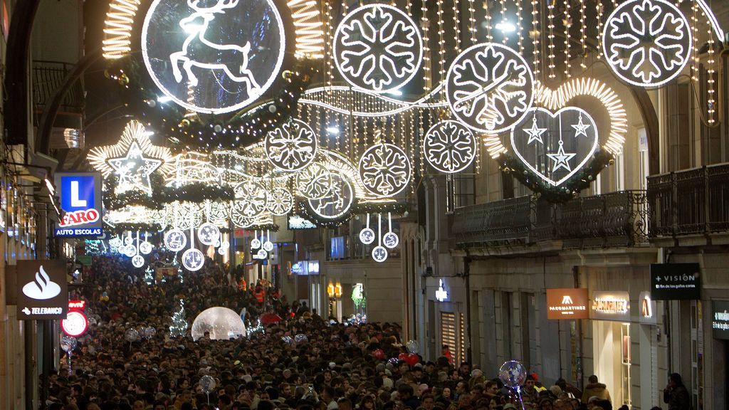 Esceso de luces de navidad