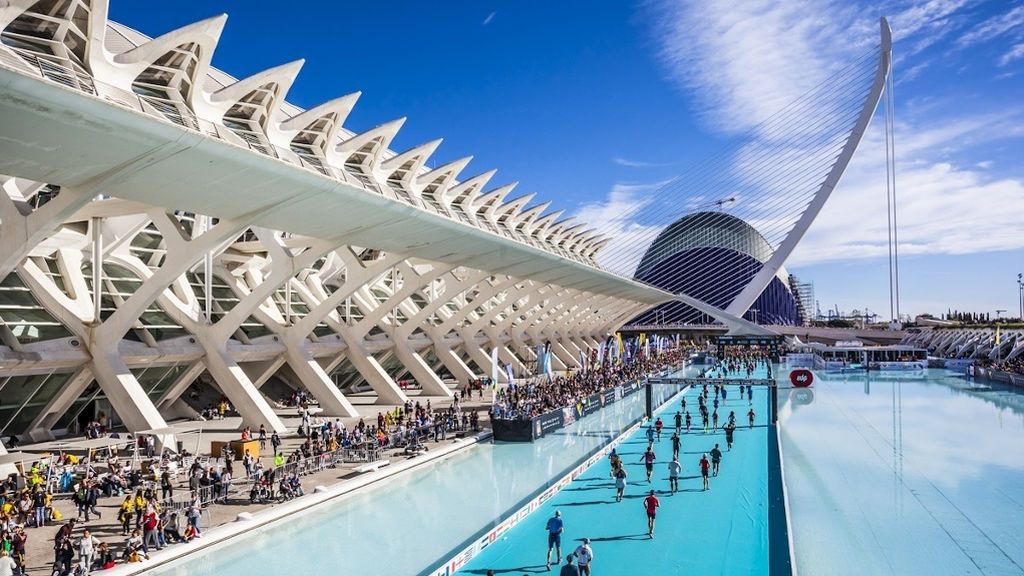 La meta del maratón se sitúa en la Ciudad de las Artes y las Ciencias