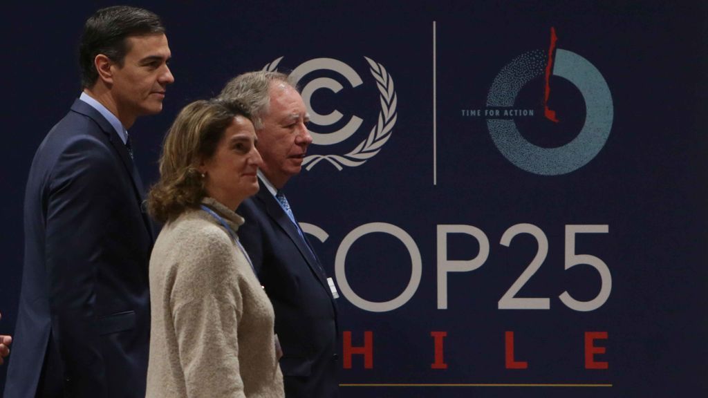 Pedro Sánchez acude a Ifema junto a Teresa Ribera para conocer las instalaciones de la Cumbre del Clima Pedro Sánchez acude a Ifema junto a Teresa Ribera para conocer las instalaciones de la Cumbre del Clima