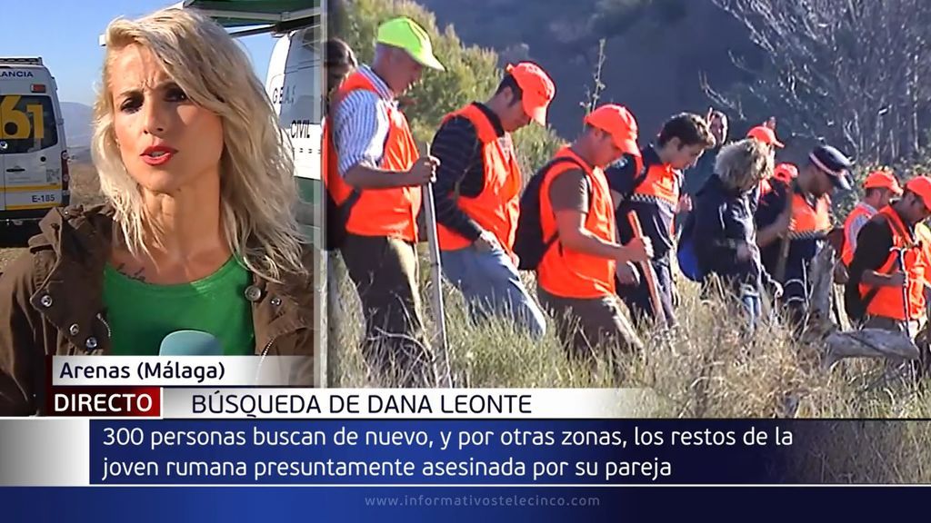 300 personas buscan el cadáver de Dana Leonte en un territorio de 300 hectáreas con zonas de difícil acceso
