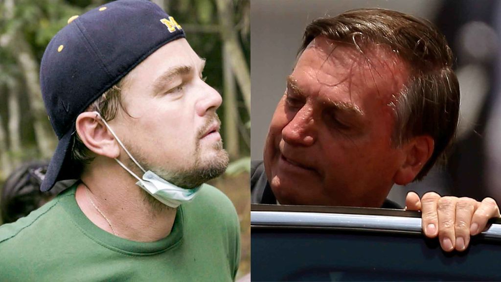 Bolsonaro acusa a Leonardo DiCaprio de financiar los incendios del Amazonas Bolsonaro acusa a Leonardo DiCaprio de financiar los incendios del Amazonas
