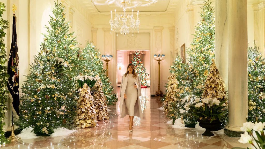 Melania Trump vuelve a sorprender con su decoración de la Casa Blanca por Navidad Melania Trump vuelve a sorprender con su decoración de la Casa Blanca por Navidad
