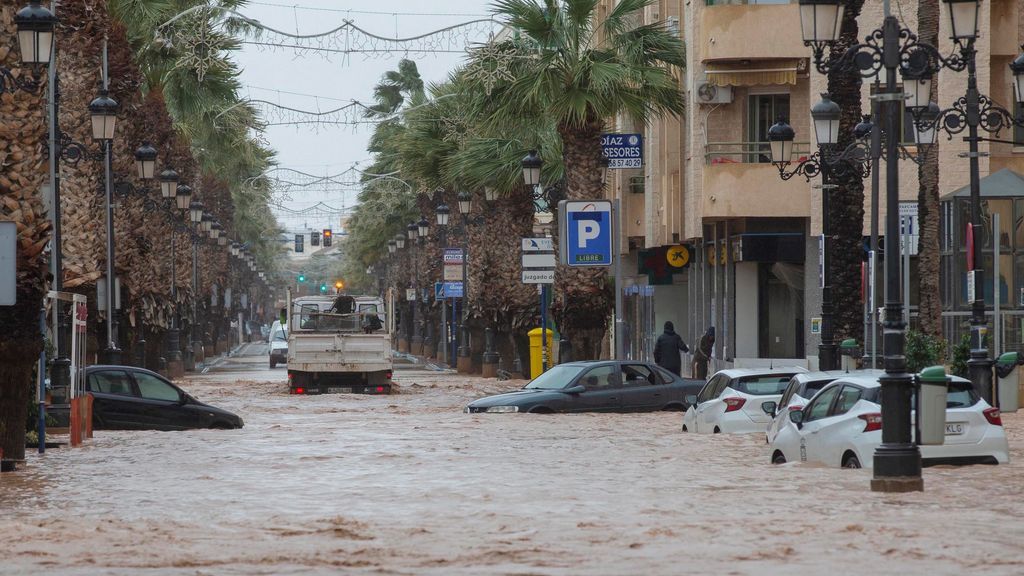 La DANA vuelve a inundar Murcia y sus ciudadanos se quejan en redes sociales de la falta de medidas de prevención