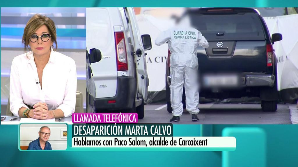 El alcalde de Carcaixent habla sobre la otra desaparición en la localidad: "En principio no está relacionada con la de Marta"