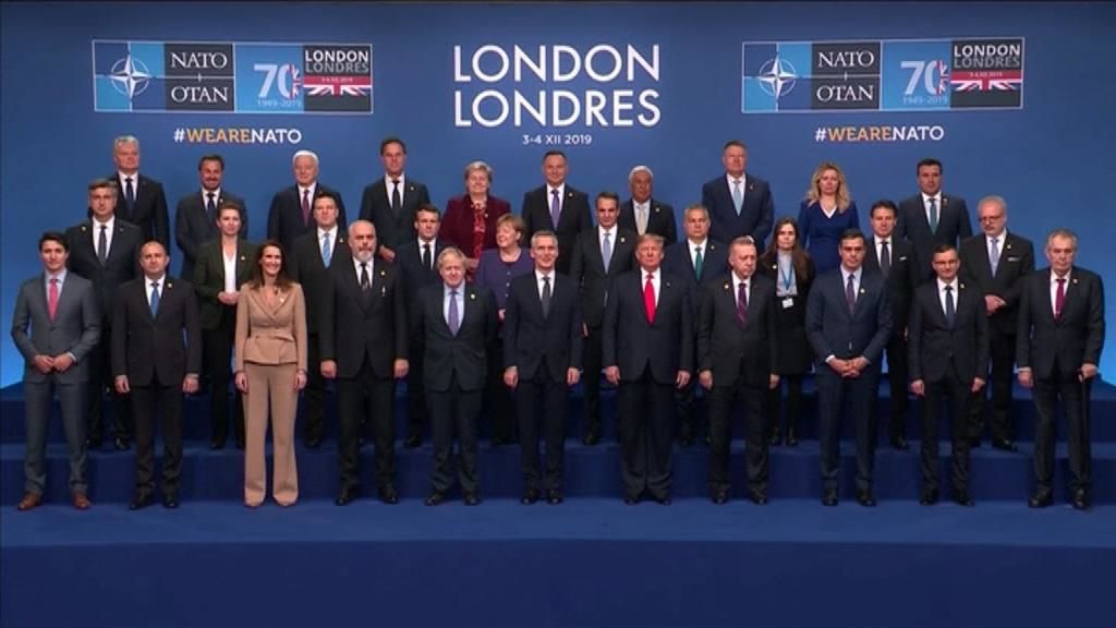 Foto de familia en la cumbre de la OTAN