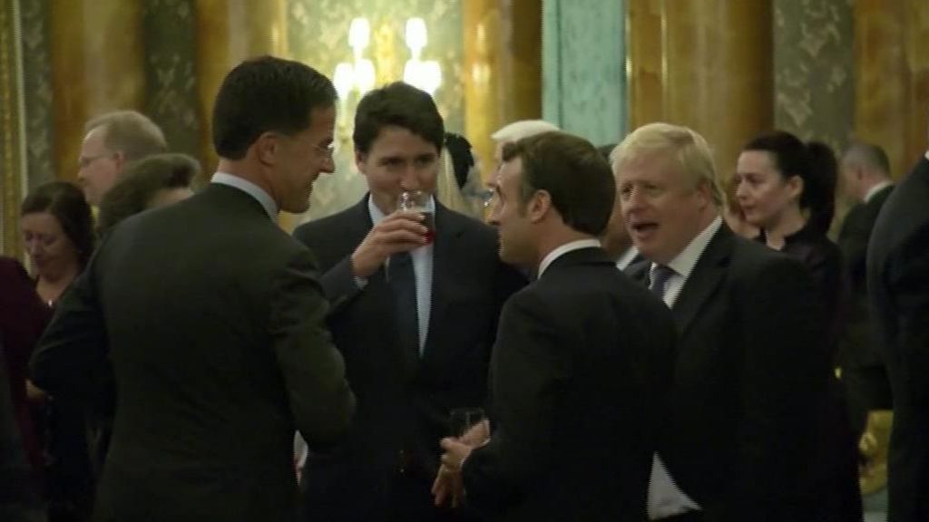 Trudeau, Johnson y Macron se burlan de Trump