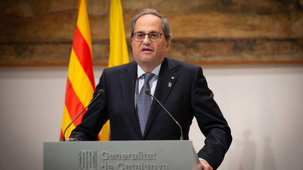 Torra rechaza la Constitución española y promete crear una catalana Torra rechaza la Constitución española y promete crear una catalana