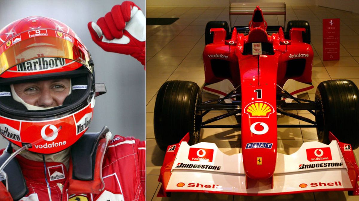 La multimillonaria cifra por la que subastaron el Ferrari de Schumacher para costear sus gastos médicos
