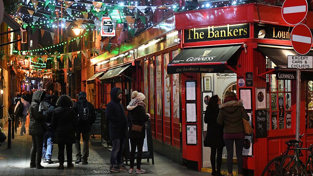 Pub Irlanda en Navidad