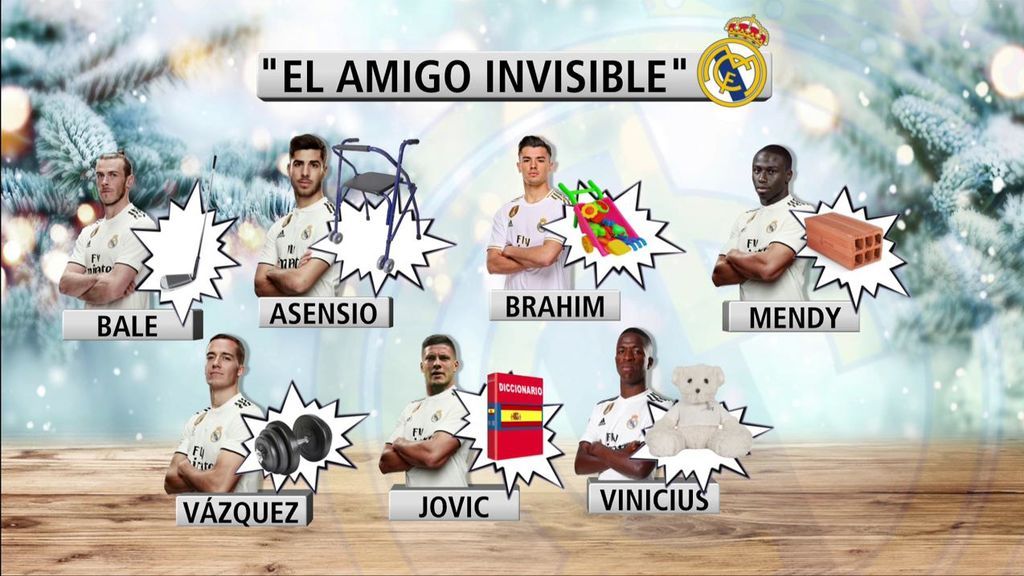 El amigo invisible en el vestuario del Madrid: qué se regalaron los jugadores en la cena de Navidad