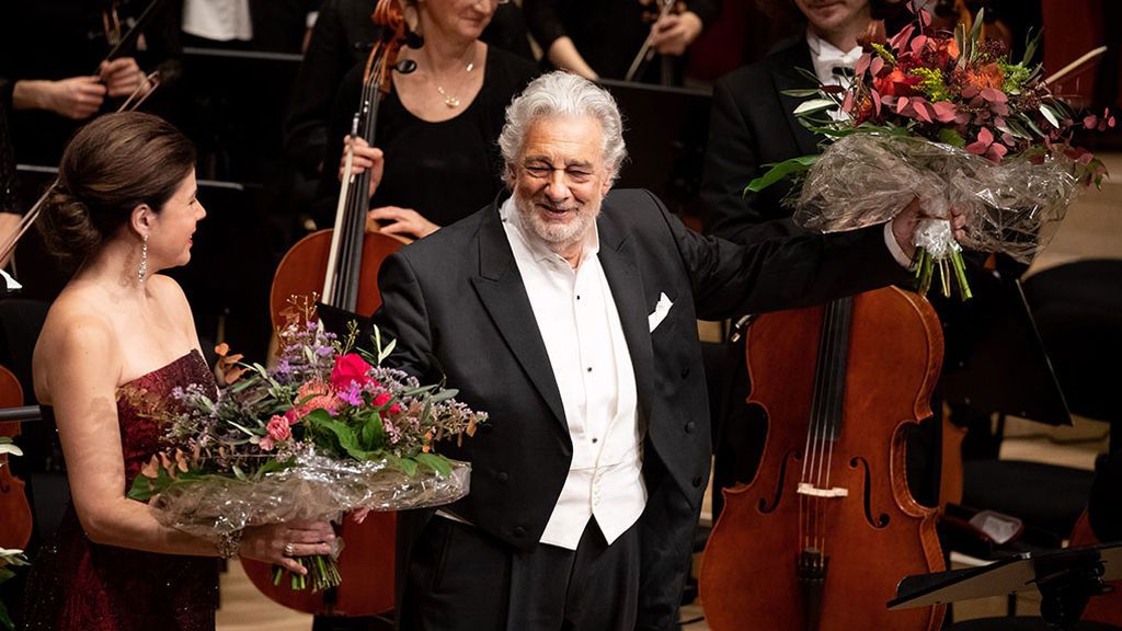 Plácido Domingo, tras un concierto en Hamburgo. Plácido Domingo, tras un concierto en Hamburgo.