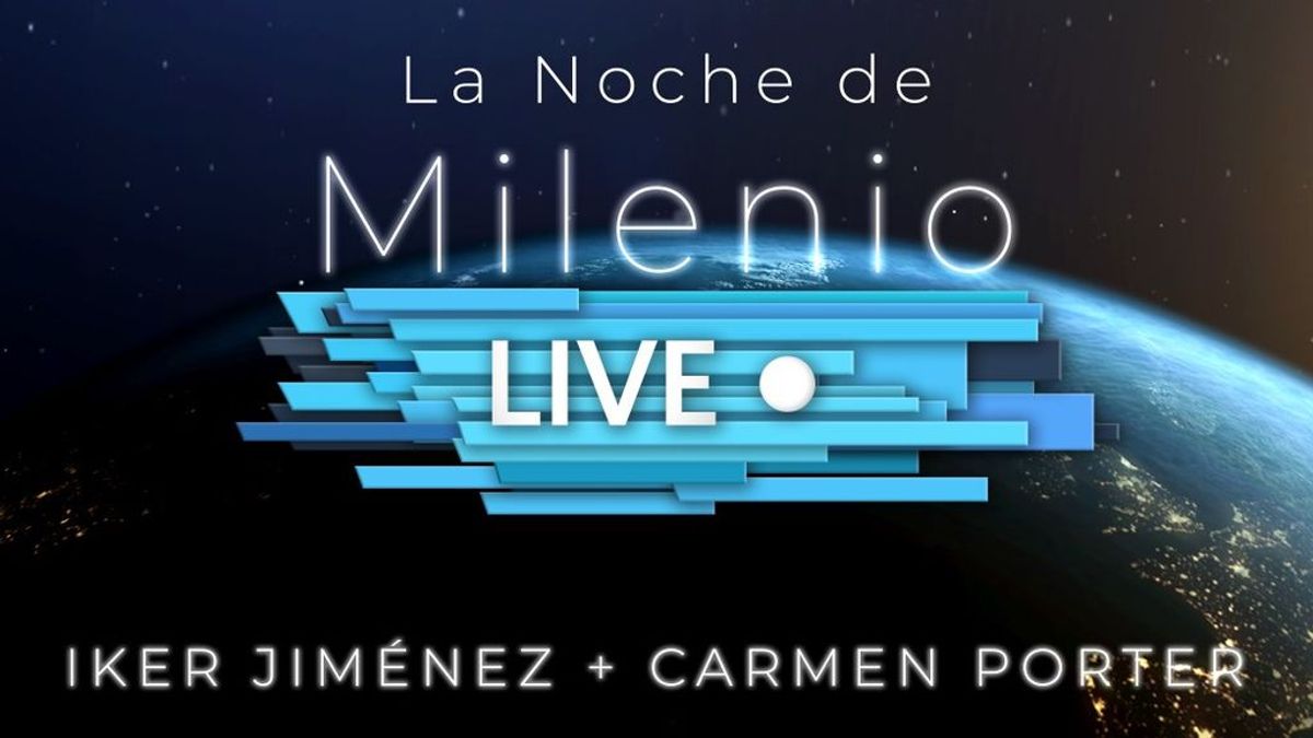 Iker Jiménez y Carmen Porter conducen ‘La noche de Milenio Live’, el primer evento en vivo de ‘Milenio Live’