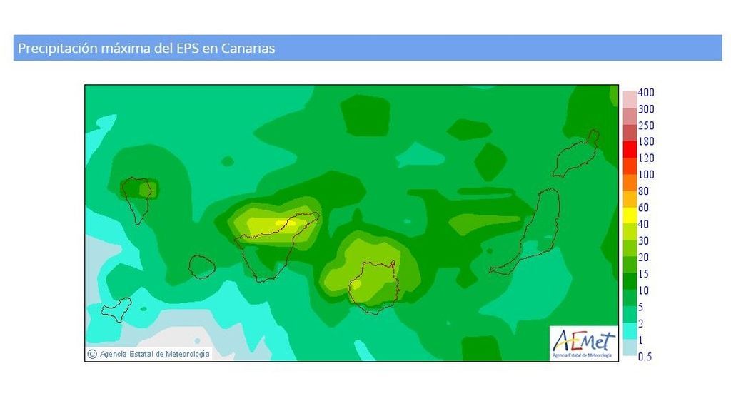 lluvias canarias