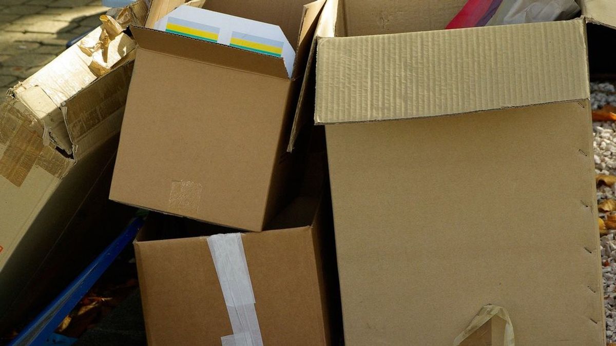 Una ladrona de paquetes de correo cae en la trampa de una familia: se lleva una caja llena de pañales sucios