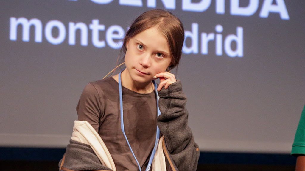 Greta Thunberg en rueda de prensa celebrada en la Casa Encendida de Madrid Greta Thunberg en rueda de prensa celebrada en la Casa Encendida de Madrid