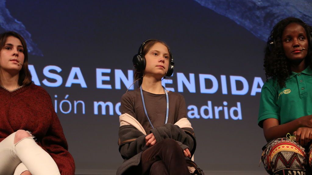 5 frases que resumen la rueda de prensa de Greta Thunberg y sus compañeros en Madrid