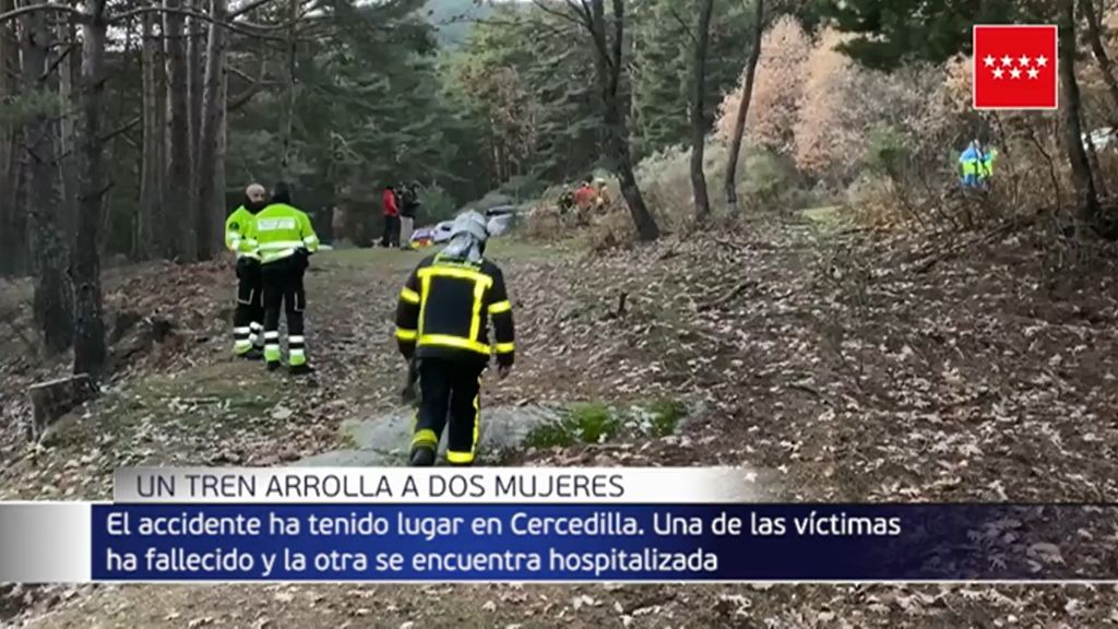 Un tren de Cercanías arrolla a dos mujeres a la altura de Cercedilla: una de ellas ha fallecido en el acto