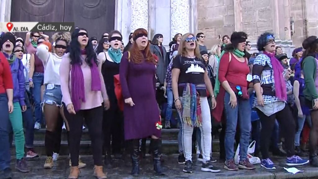 'Un violador en tu camino', el nuevo himno mundial feminista, llega también a Cádiz