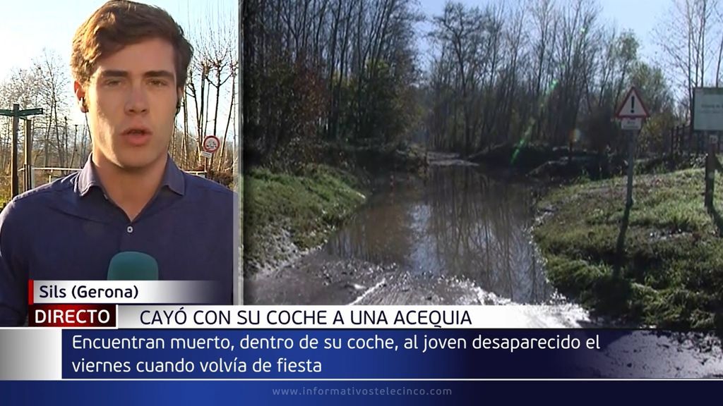 Encuentran el cadáver del joven de 20 años desaparecido en Sils, Girona