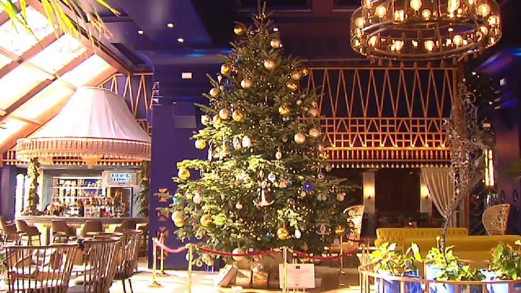 Estepona instala el árbol de Navidad más caro del mundo: adornos elaborados con piedras preciosas