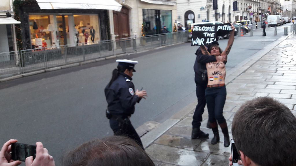 Las femen protestan