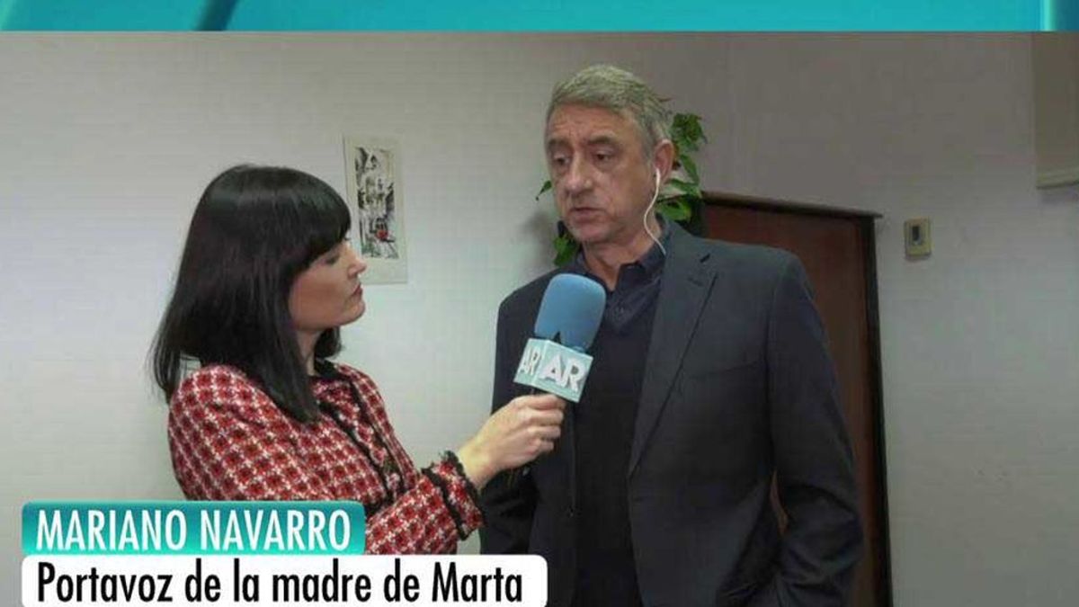 Mariano Navarro, portavoz de la madre de Marta: "Necesitan encontrar su cuerpo para comenzar el proceso de duelo"