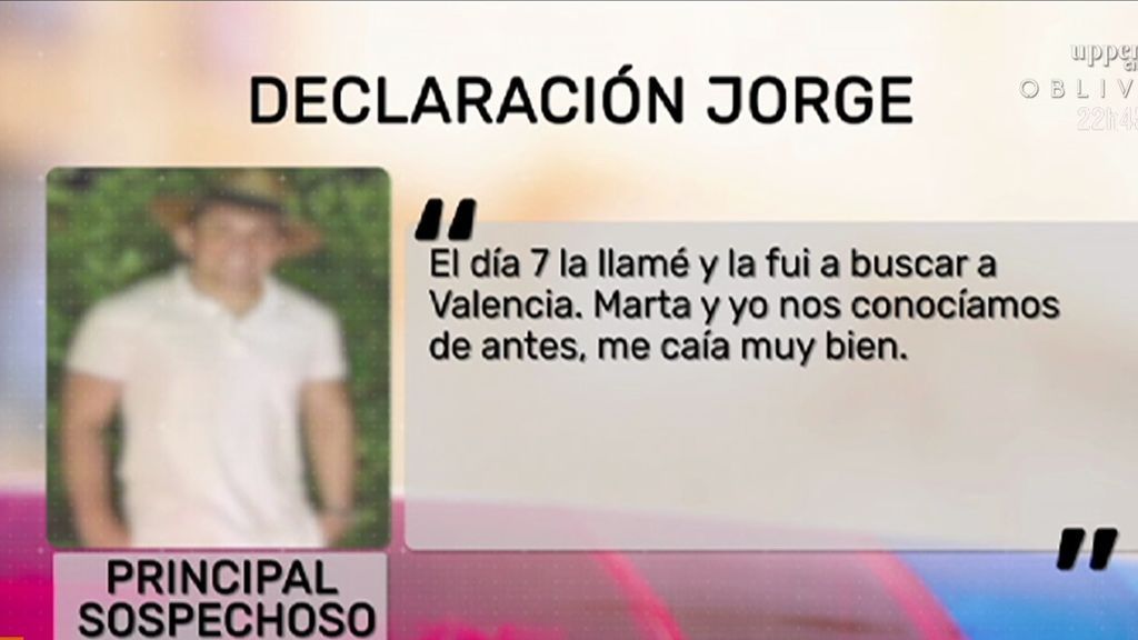 La confesión de Jorge, presunto asesino de Marta Calvo: “Puse estupefacientes en sus partes”