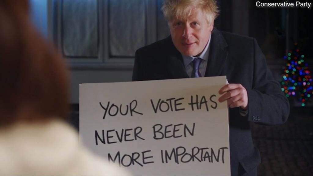 Johnson parodia en campaña 'Love Actually'