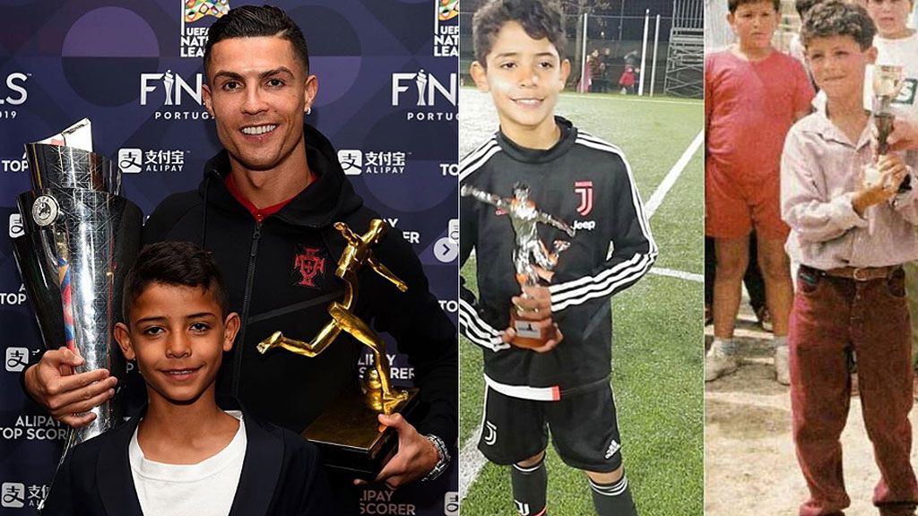 Diferentes orígenes, misma sangre: Cristiano jr, nombrado mejor delantero en un torneo con la Juventus