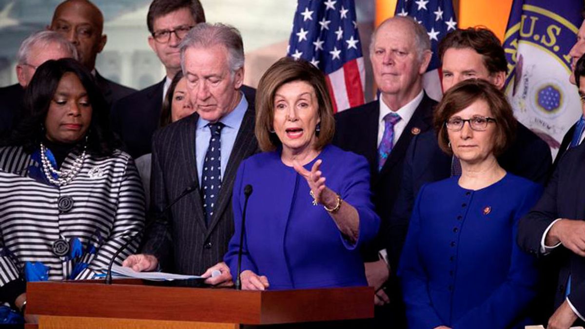 Los demócratas formalizan los cargos para el 'impeachment' a Trump: abuso de poder y obstrucción Los demócratas formalizan los cargos para el 'impeachment' a Trump: abuso de poder y obstrucción