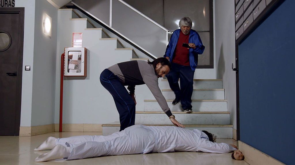 Bruno se cae por las escaleras