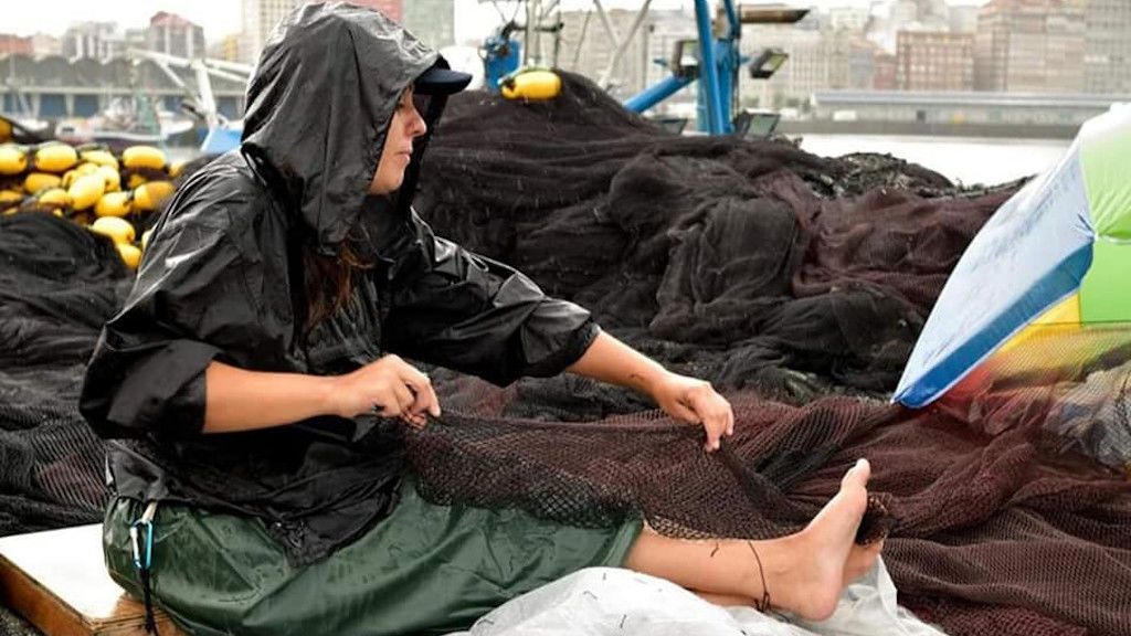 Las redeiras gallegas colaboran en este proyecto sostenible desde hace un año