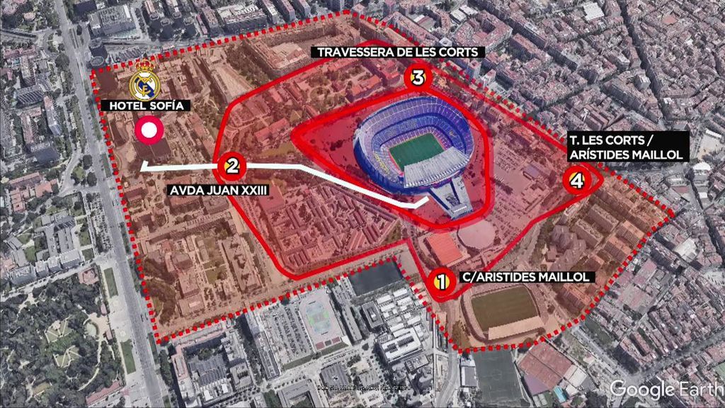 Cómo será la seguridad de los Mossos en el Clásico para garantizar que se pueda jugar el Barça - Madrid