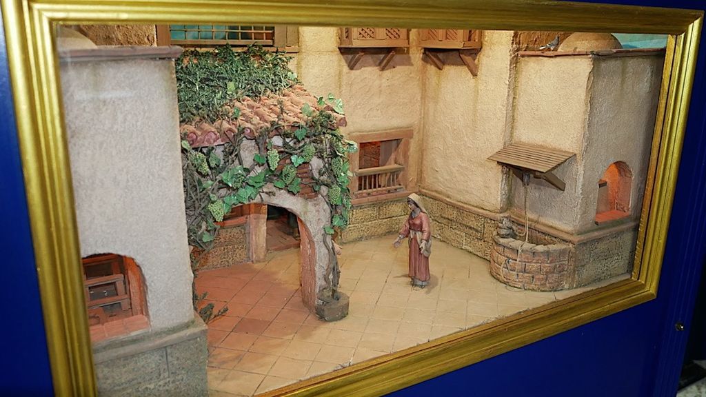 Diorama de la anunciación a María
