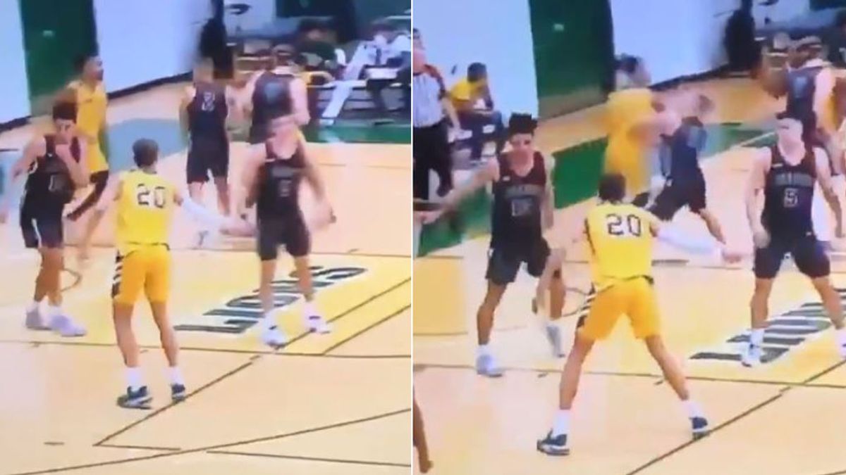 Un jugador de baloncesto pierde los papeles, propina un puñetazo en la cara a un rival y sólo le sancionan con dos partidos Un jugador de baloncesto pierde los papeles, propina un puñetazo en la cara a un rival y sólo le sancionan con dos partidos