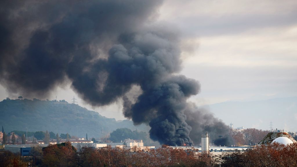 incendio en Montornés del Vallés