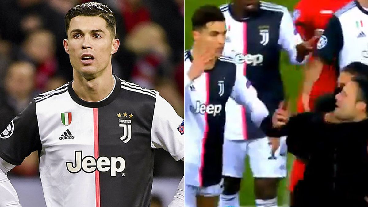 El susto de Cristiano Ronaldo cuando un espontáneo salta al campo y le agarra por el cuello El susto de Cristiano Ronaldo cuando un espontáneo salta al campo y le agarra por el cuello